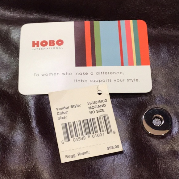 Hobo dark brown leather clutch NWT - Picture 2 of 6